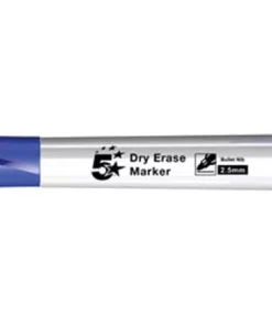 5 Star whiteboardmarker blauw