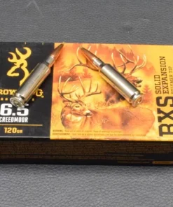 20 Patronen, Browning, Kal. 6,5 Creedmoor, BXC, 7,8g/120gr, zum Sonderpreis!