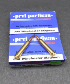 40 Patronen, Privi Partizan, Kal..300 Win. Mag., Soft Point, 11,7g/180gr, zum Sonderpreis!