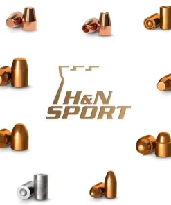 38/357, Geschosse von H&N, RN.357″, 9,07mm, 9,59g/148gr,100 Stück, WC, Ausführung HS, zum Sonderpreis!