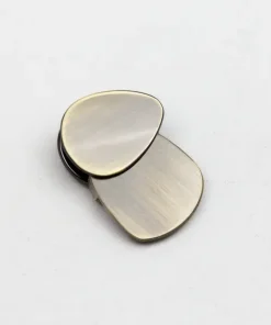 Steckschloss „Borkum“ in Antique Brass (31mm breit)