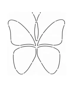 Quiltschablone Butterfly