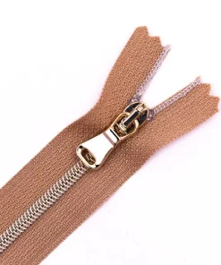 Premium Reißverschluss – 50cm – schmal in Cinnamon