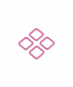 Vier 3/4in Rectangle Rings von Tula Pink